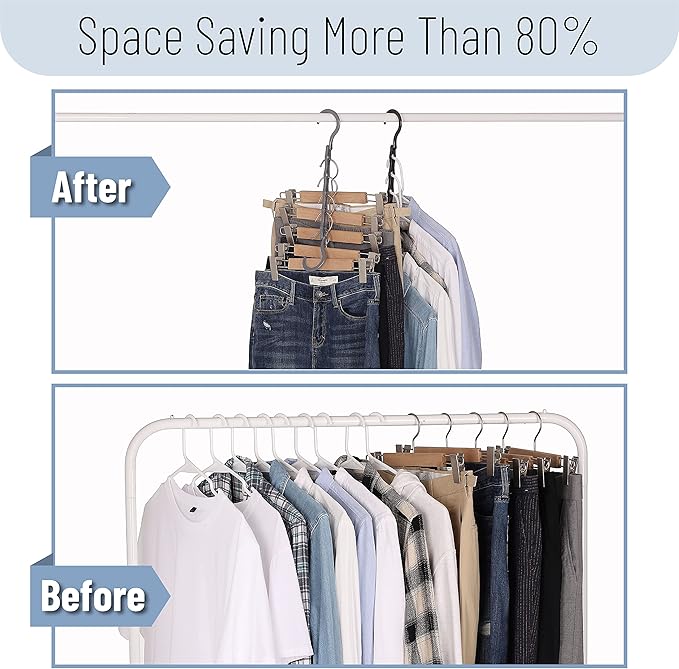 Mr. Pen Space Saving Hangers - 8 Pack Mixed Color Space Saver Shirt Hangers, Black, Gray, White