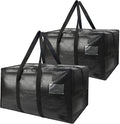 Heavy Duty Extra Large Moving Bags,96 Gallon Jumbo Packing Bags,Huge Moving Storage Bags with Strong Zippers & Carrying Handles,Reusable Big Moving Storage Bags for College Dorm Travel 2Pack