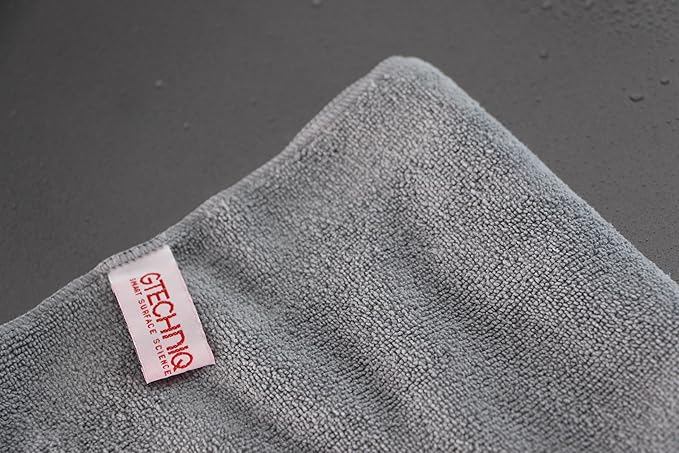 Gtechniq MF1 ZeroR Microfiber Cloth for Cars (10 Pack) | Soft Car Cleaning Cloth with Ultra Split Fibers, Machine Washable