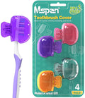 Mspan Electric Toothbrush Head Cover: Sonic Toothbrush Cap Travel Protector Plastic Brush Pod Protection Clip Case Value Pack