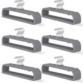 Gray Velvet Hangers 60 Pack, Slim Space Saving Pants Hangers for Closet Organizer, Rotating Hook, Non Slip Clothes Felt Hanger Heavy Duty for Tank Top, Jean Perchas, Camisole, Kids' Clothes
