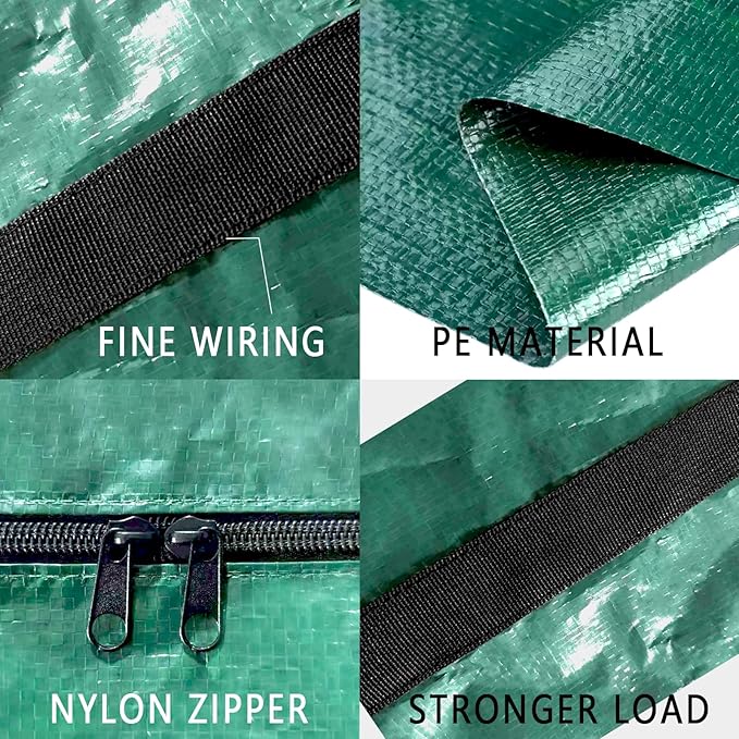 Christmas Tree Storage Bag 4FT/5FT Small Waterproof Tearproof with 4 Handles Easy to Transport/Organize Green 2 pack