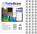 Intelligent QR Labels for Organization/Moving/Storage (48 Unique Labels, 1.5"x1.5")