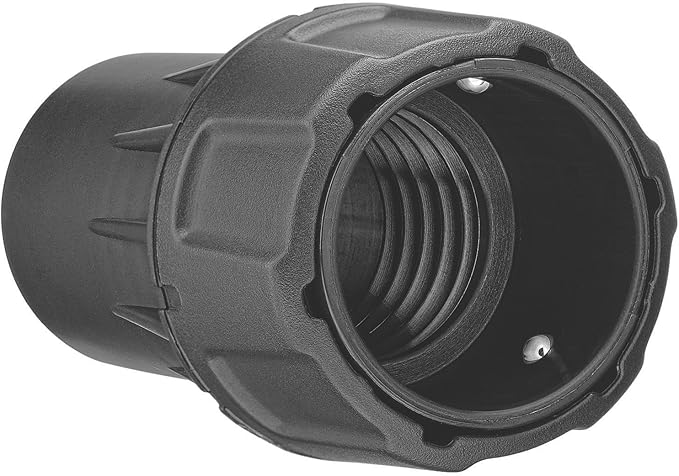 DWV9000 universal Quick Multi-Function Connector Fits Dust Extractors，vacuum hose, various DW tools & shrouds. Allows fits easy, durable connection between 1-1/4 In.