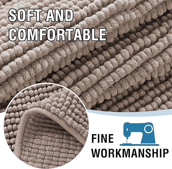 H.VERSAILTEX Plush Chenille Couch Cover for 3 Cushion Couch Anti Slip Washable Sofa Slipcovers Soft and Durable Furniture Protector for Dogs Cats Kids (27.5" x 71", Cuban Sand)