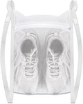 Laundry Bags,Sneaker Wash & Dry Net Bag for Dryer Sneaker Laundry Bags Large HoneyComber Mesh Bags with Zipper and Strap for Shoes Sneaker Washing Mesh Net for Most Dryers Door 15.7" Large