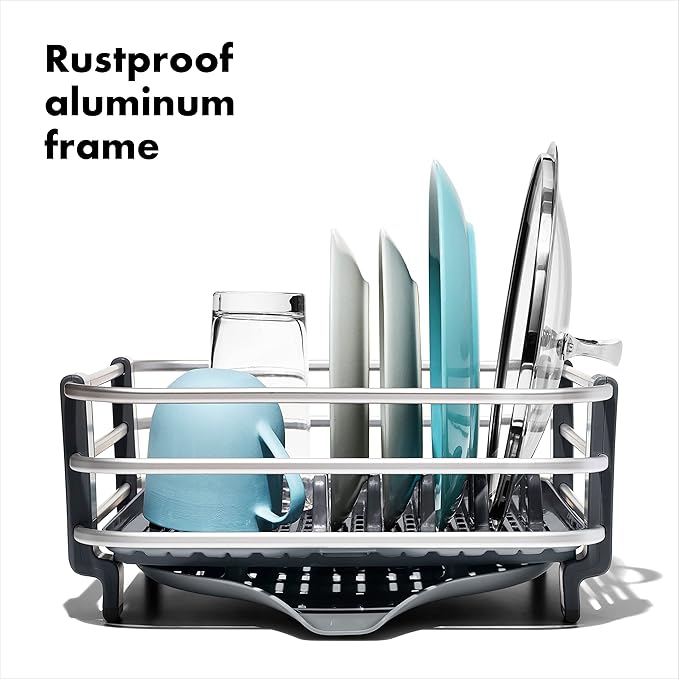 OXO Good Grips Rustproof Aluminum Dish Rack