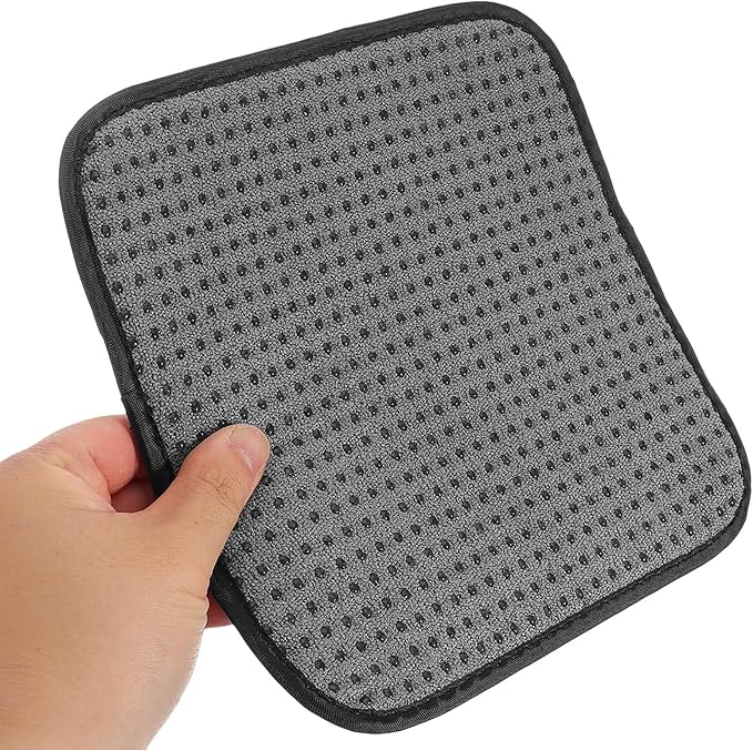 Compact Anti-Skid Bowling Ball Cleaning Cloth Pad for Enthusiasts Polyester Microfiber Rag for Ball Polishing and Maintenance Portable Bowling Accessory