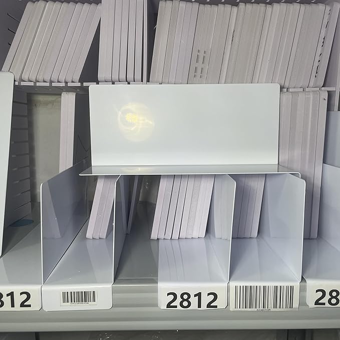 20 Pcs 28 * 12CM 1MM Shelf Divider for Library Labels;Bookshelf Labels;Book Number prompts;Bookshelf Separation Classification;File Guides