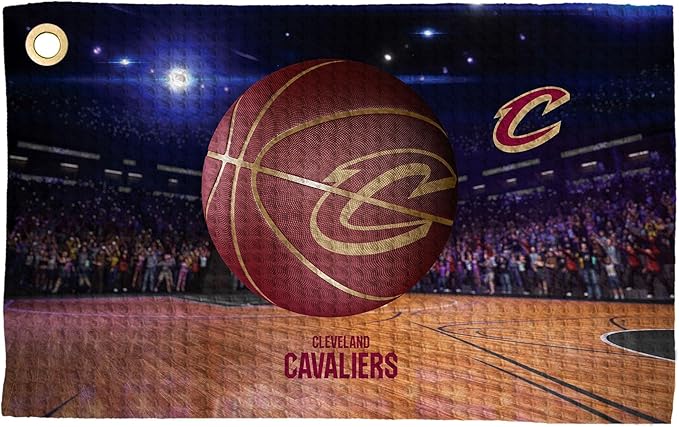 Northwest NBA Golf Towel – Official Licensed Microfiber Waffle Fabric, Absorbent 16x25 in Club Cleaning Accessory