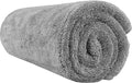HOMEXCEL Professional Car Drying Towel (36"x 24") with Twisted-Loop Technology, 1200GSM for a Streak-Free Finish – Microfiber Towels for Cars, Trucks, SUVs, RVs and Motorcycles, Grey