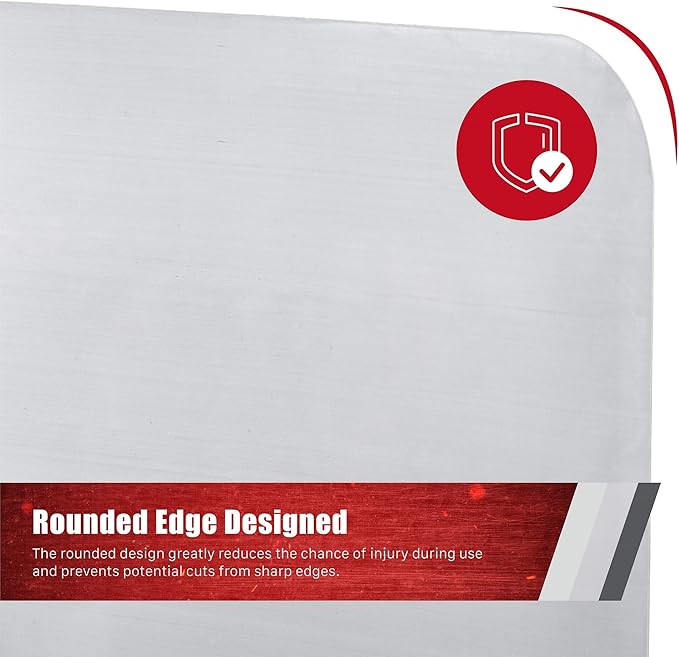 DuraSteel Stainless Steel Sink Splash Guard - 17" x 12" Wall Mount Commercial Kitchen Shield - Kitchen Safety & Hygiene Cooking Splatter Screen - Ideal for Hand Sinks, Prep Sink, Utility Sink