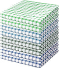 Nialnant 8 Pcs Kitchen Dish Rags,100% Cotton Soft Absorbent Quick Drying Dish Cloths for Kitchen,Washing Dishes,Cleaning rags-11 x 11In