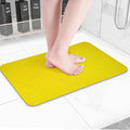 Hargiis Non-Slip Bathtub Mat, Anti Slip Shower Mat, Fast Drying Bathtub Mats, Foot Scrubber Mat, Anti Slip Mat for Tub, Floor, Bathroom, Kitchen, Home, Hotel (Yellow 24"×16")