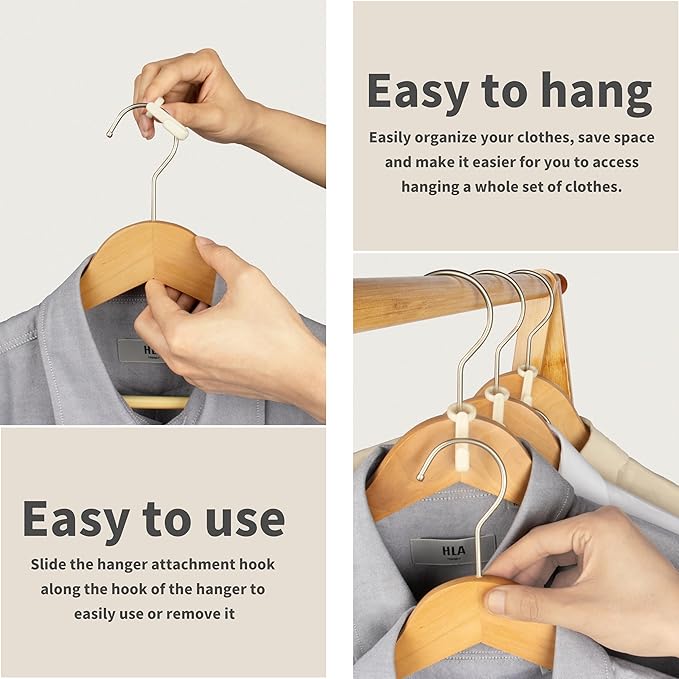 100PCS Hanger Connector Hooks,Space Saving Hangers for Clothes.Hanger Hooks Space Saver.Closet Hangers Connector Hook.College Dorm Essentials,Closet Organizers and Storage