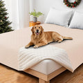 Waterproof Couch Covers for Pets, Waterproof Dog Bed Cover, Anti-Slip Soft Dog Blankets, Couch Cover for Dogs Washable, Pet Blanket for Puppy Large Dogs Cat (82x82 Inch, Beige)