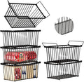 Enhanced Leak-Proof Bottom - Freezer Organizer Bins ，6 Pack Stackable Deep Freezer Organizer Bins for 7 Cu.FT Small Chest Freezer，organization and storage，pantry organizers