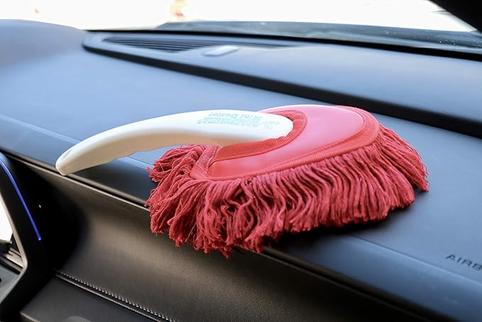 The Original California Car Duster Detailing Kit with Plastic Handle, Model Number: 62445 , Red