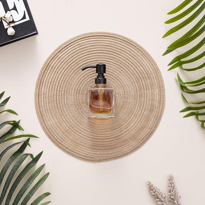 Square Bathroom Soap Dispenser Oil Rubbed Bronze, Glass Bottles with Stainless Steel Pump Retangle Cube Liquid Soap Dispenser Hand Kitchen with Waterproof Lables
