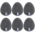 SINLAND Reusable Makeup Remover Pads For Face,Eye,Lips Microfiber Gentle Facial Cleansing Cloths for All Skin Types Friendly for Makeup Remover With Laundry Bag 5.1inchx3.93inch Gray Pack of 6