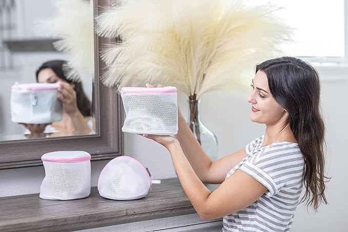 Mesh Bra Bags for Washing Machine, Lingerie wash Bags for Laundry