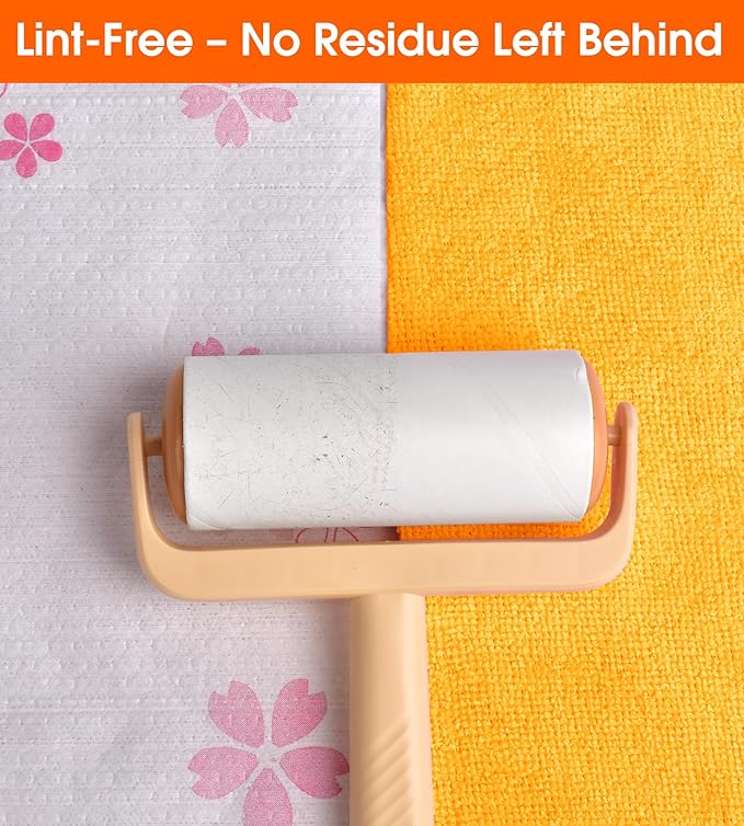 CHAUNCEY HOME Microfiber Cleaning Cloth Roll–100 Pack, Tear Away Microfiber Towels, Reusable, Washable, Scratch-Free, Kitchen Towels for Car, Home, Kitchen, Glass, Dishes(Tangerine Yellow)