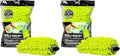 Chemical Guys MIC493 Chenille Premium Scratch-Free Microfiber Wash Mitt, Lime Green, 9.6" x 2.3" x 7" (Pack of 2)