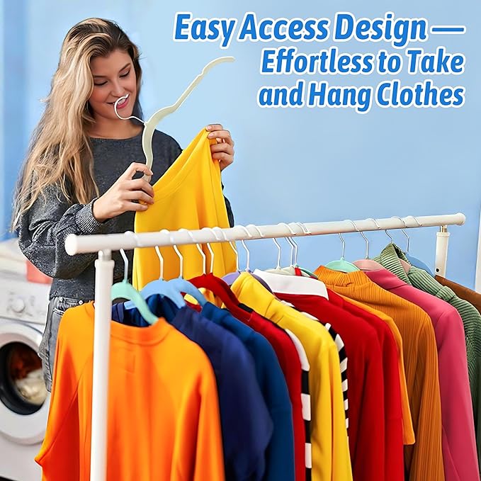 Sishynio 30 Pack Velvet Hangers Multicolor Set – Non-Slip Slim Flocked Clothes Hangers with Notches & 360° Swivel Hook, Space-Saving Felt Hangers for Dresses, Shirts, Coats
