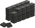 uxcell Felt Furniture Pads, 100Pcs 0.79" x 0.79" Adhesive Backed Felt Non-Slip Anti-Scratch Chair Leg Protectors for Protecting Hardwood Floor, Black