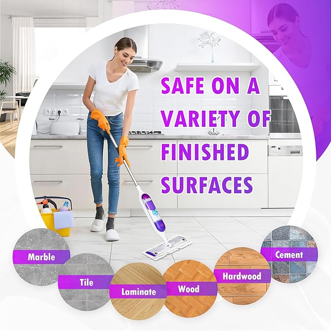 20 Pack Disposable Mopping Pad Refills for PowerMop Multi-Surface Mop Kit, Multi-Surface Mop Pad Refill for Power Mop for Cleaning Floors
