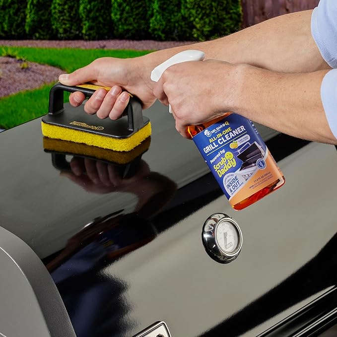 Mr. Bar-B-Q Grill Scrubber Brush Set Powered by Scrub Daddy