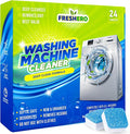 Washing Machine Cleaner Tablets 25 Pack for Front Load, Top Load & HE Washers, Removes Odors, Grime, & Limescale, Deep cleans the inner drum, pump, valve & hoses - Septic Safe, 1 Year Supply