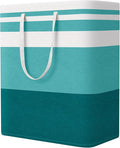 StorageRight Large Collapsible Laundry Basket Hamper with Easy Carry Handles，Freestanding Clothes Hampers for Laundry, Bedroom, Dorm, Towels, Toys, 125L, Green