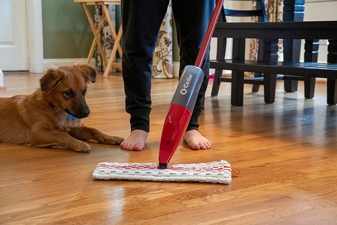 O-Cedar Genuine ProMist MAX Spray Mop Head Replacement (Pack of 4) | Machine Washable | Reusable | Microfiber Refill | Removes 99% of Bacteria