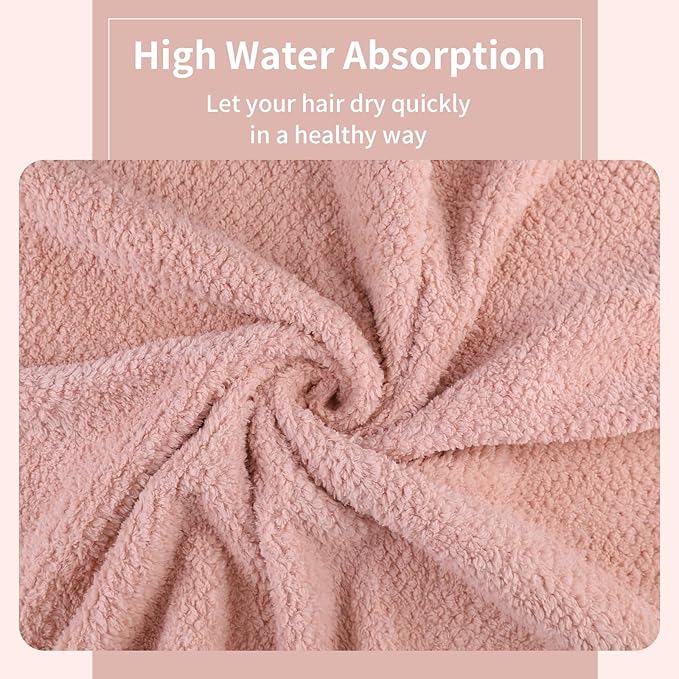Microfiber Hair Towel Quick Dry Hair Towel Hair Drying Towels Suitable for All Kinds of Hair Ultra Absorbent Long and Thick Hair 20X40inch Grey (1pcs)