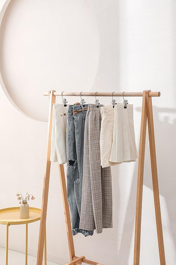 50 Pack Boot Hanger Legging Organizer for Closet, Laundry Hooks with Clips, Boot Holder, Hanging Clips, Portable Hangers Single Clip Space Saving for Jeans, Hats, Tall Boots, Towels(Black)