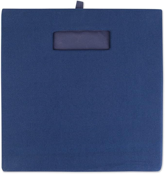 DII Poly-Cube Storage Collection Hard Sided, Collapsible Solid, Small, Nautical Blue