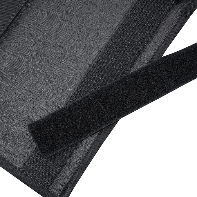 Falaku Hanging Bedside Caddy,Bedside Organizer Caddy for Bed Rails(Classic 4 Pockets-Black)