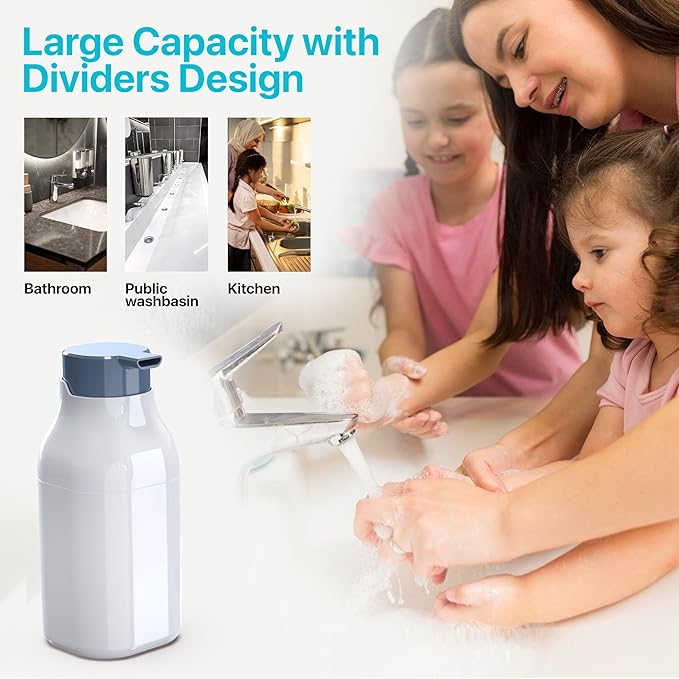 Bathroom Toothbrush Organizer with Soap Dispenser 2-in-1, Bathroom Countertop Toothpaste Organizers with Tooth Brush Holders Set, Bathroom Sink Organizer for Brushes