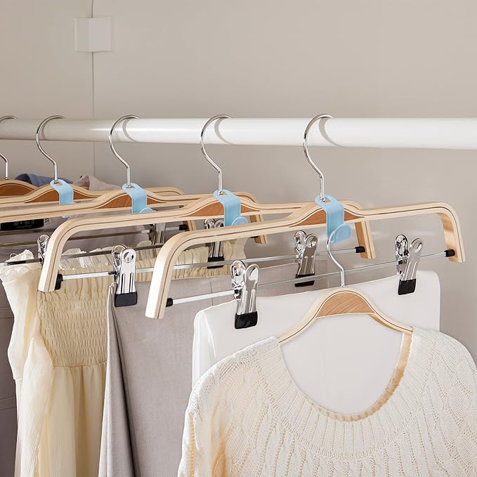 100PCS Clothes Hanger Connector Hooks,Hangers Organizer Smart Closet Space Saver Pack for Closet Space Savers and Organizer Closets(Colorful)