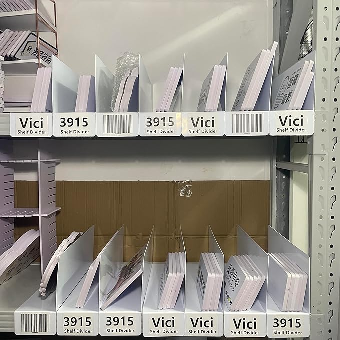 1.6MM 20 Pcs 39 * 15CM 1MM PVC Shelf Dividers for Closets Wood Shelf Separators Clothes Organizer and Bedroom Storage and Organization Organization Separator Shelf Laber