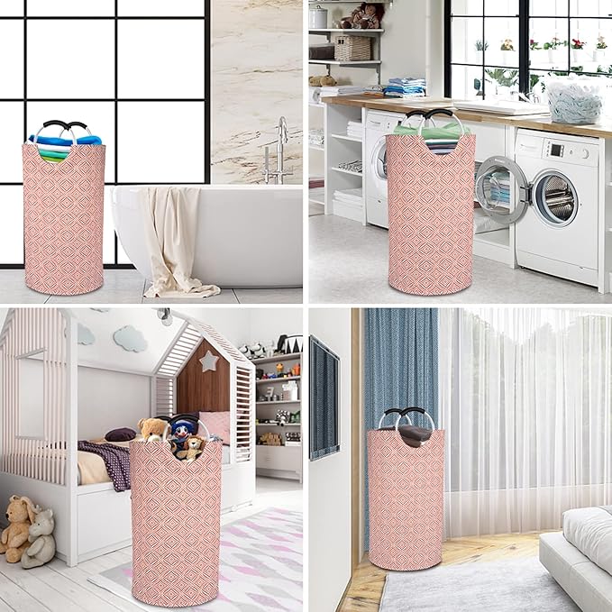 Dalykate Extra Large Laundry Basket 115L Collapsible Oxford Fabric Laundry Hamper Foldable Clothes Laundry Bag with Handles Waterproof Washing Portable Dirty Clothes Basket for College Dorm, Family