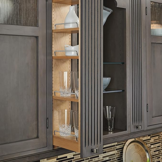 REV-A-Shelf Wood Wall Filler Pullout for 42" H New Kitchen Applications