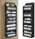 Wall & Door Hanging Organizer with Mesh Pockets – Over The Door Storage Organizer for Bedroom, Bathroom, Closet & Pantry, Space Saving Fabric Pocket Organizer