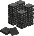 uxcell Felt Furniture Pads, 40Pcs 0.79" x 0.79" Adhesive Backed Felt Non-Slip Anti-Scratch Chair Leg Protectors for Protecting Hardwood Floor, Black