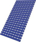 MBOSS Bath Tub Shower Mat Non Slip Bathtub Mats for Bathroom Shower Floor Mat Bath Mats for Shower Tub Anti Slip Shower Mat with Drain Hole and Large Suction Cups(Deep Blue, 27.5 X 15.7 Inch)