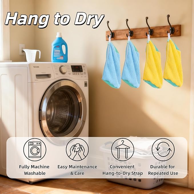 Shoe Washing Machine Bag, 4-Pack Reusable Laundry Shoe Bags for Washer & Dryer, 360° Deep Cleaning Mesh Bags with Self-Locking Zipper for All Shoes Types Including Sneakers (2 Blue & 2 Yellow)