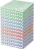 Nialnant 12 Pack Kitchen Dish Cloths,100% Cotton Kitchen Towels Soft Absorbent Quick Drying Dish Rags for Kitchen,Washing Dishes,Cleaning rags-11 x 11In
