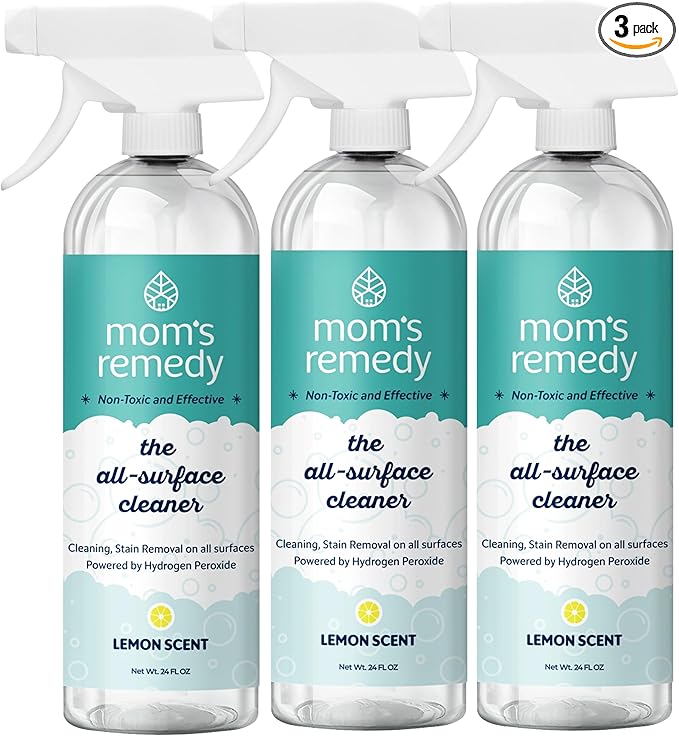 MOMREMEDY Hydrogen Peroxide All Purpose Cleaning Spray | Multipurpose Home Cleaner | Fabric and Laundry Stain Remover | All Surface Kitchen and Bathroom | Non Toxic