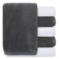 SINLAND Absorbent Coral Velvet Washcloth Ultra Soft Microfiber Face Towels 12 x 12 inch Multi-Purpose Face Cloths for Household and Sport